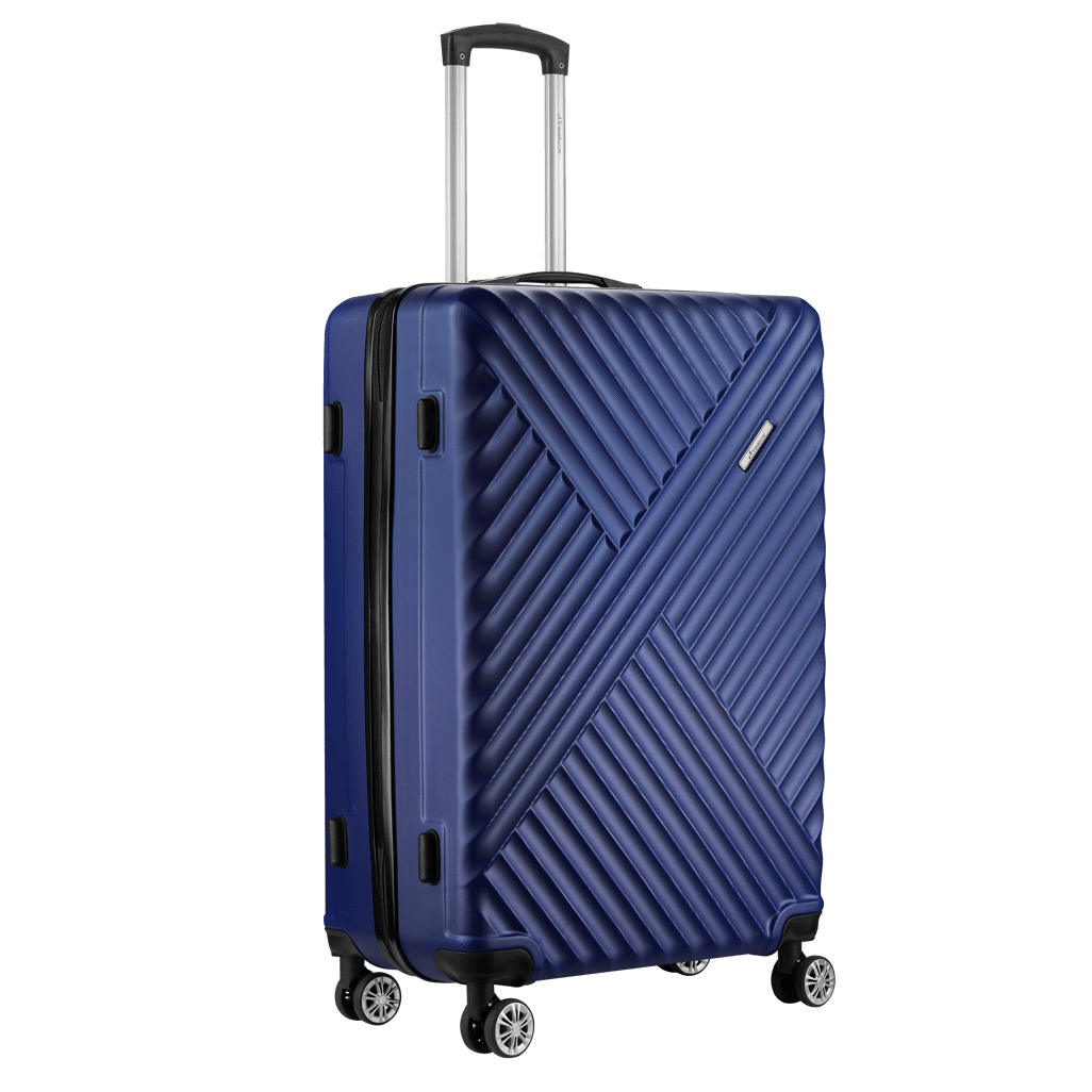 Travelwize Astra ABS 77cm 4-Wheels Spinner Luggage Navy