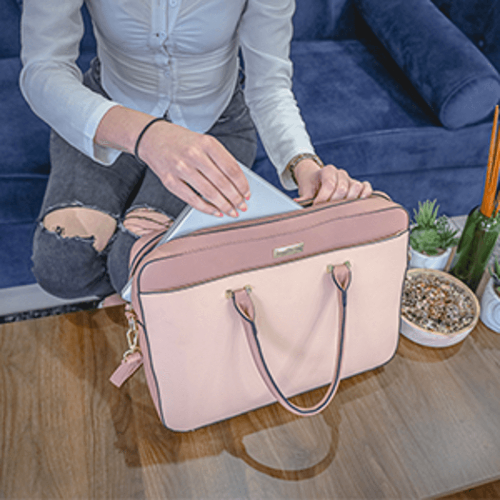 SupaNova Katrina 14.1' Ladies Laptop Bag - Pink