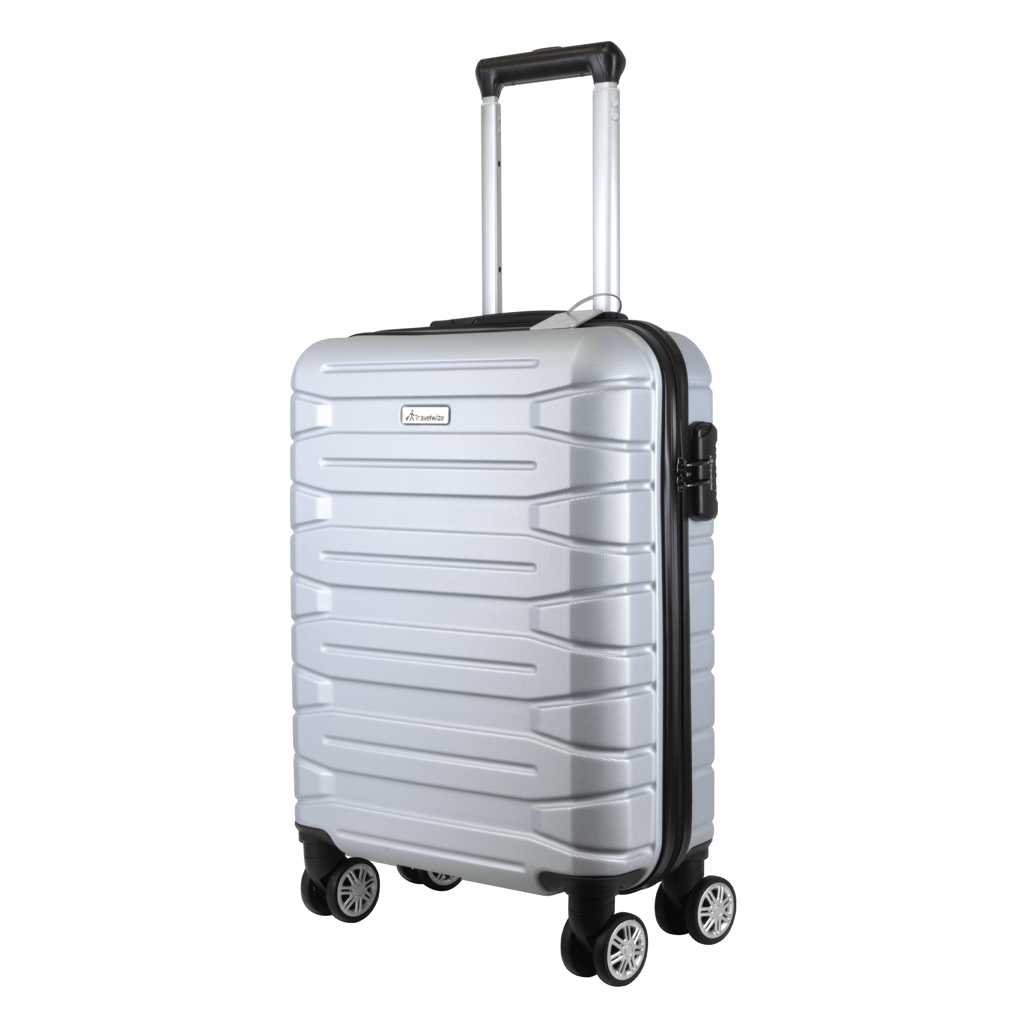 Travelwize Cabana ABS 4-Wheel Spinner 55cm Luggage Platinum