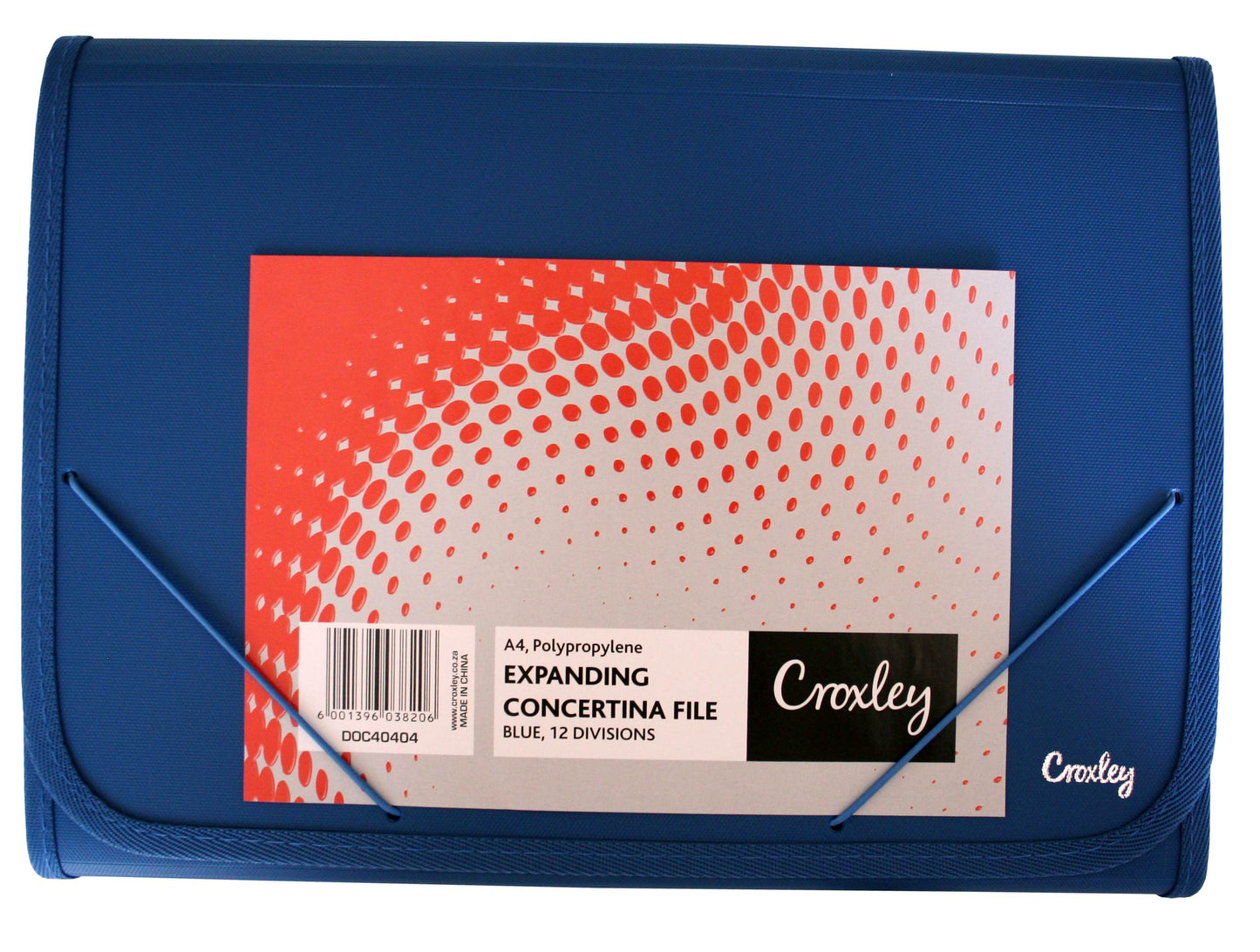 CROXLEY A4 Expanding File Blue