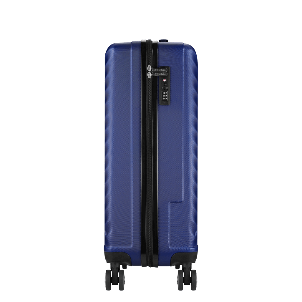 Travelwize Astra ABS 55cm 4-Wheels Spinner Luggage Navy