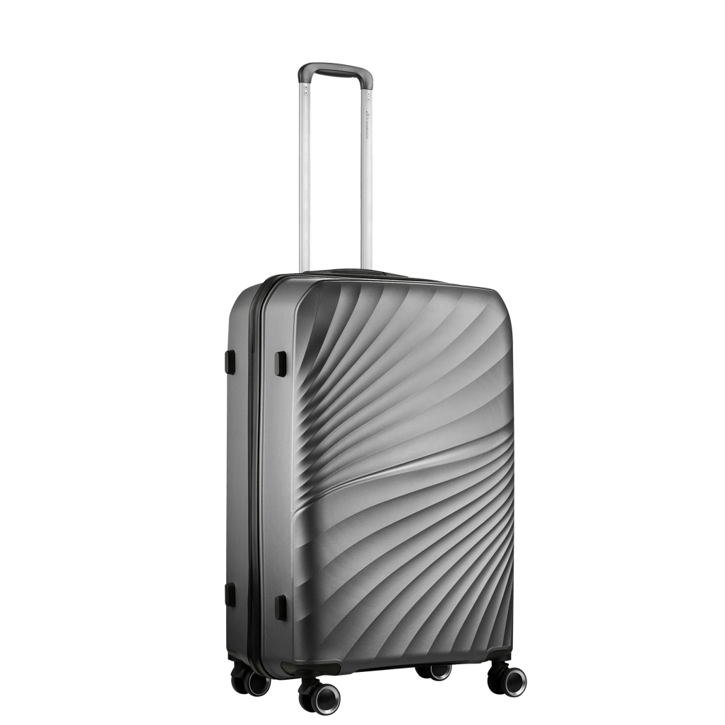 Travelwize Quartz PP 66cm 4-Wheels Spinner Luggage Silver