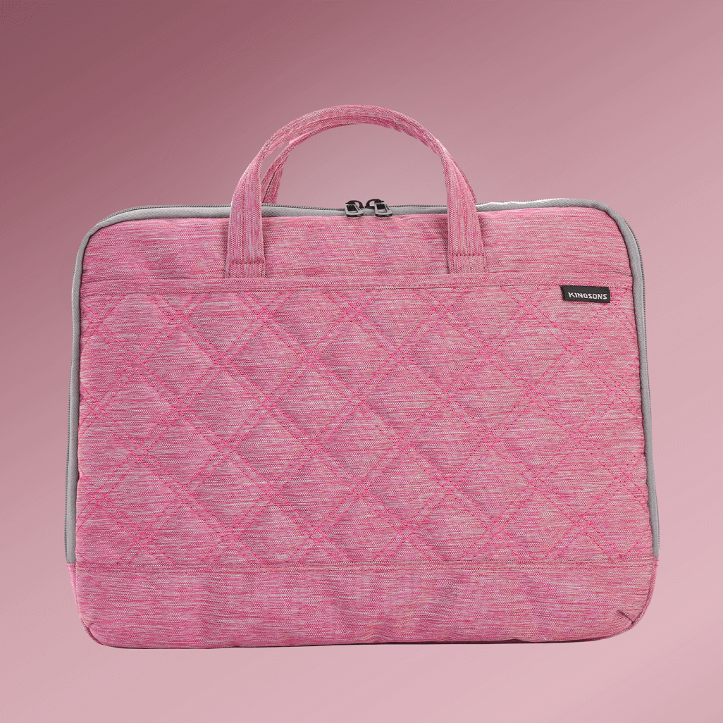 Kingsons 15.6 inch ladies bag Trace Series PINK