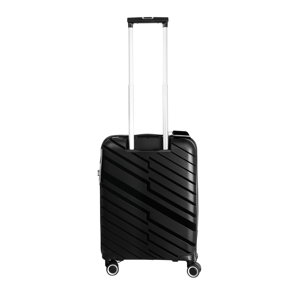 Travelwize Java PP 4-Wheel Spinner 55cm Luggage Black