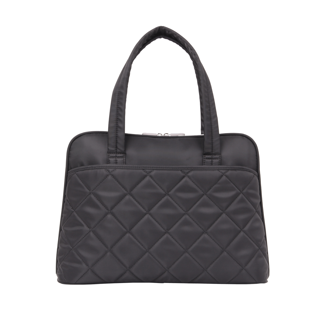 Kingsons 15.6 inch black shoulder laptop bag - Ladies in fashion