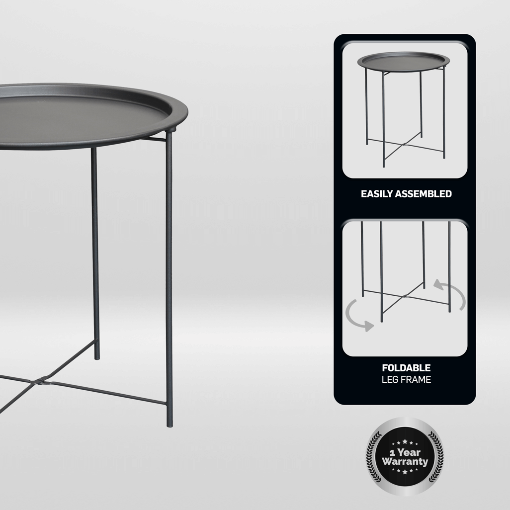 Everfurn Nala Side Table Black