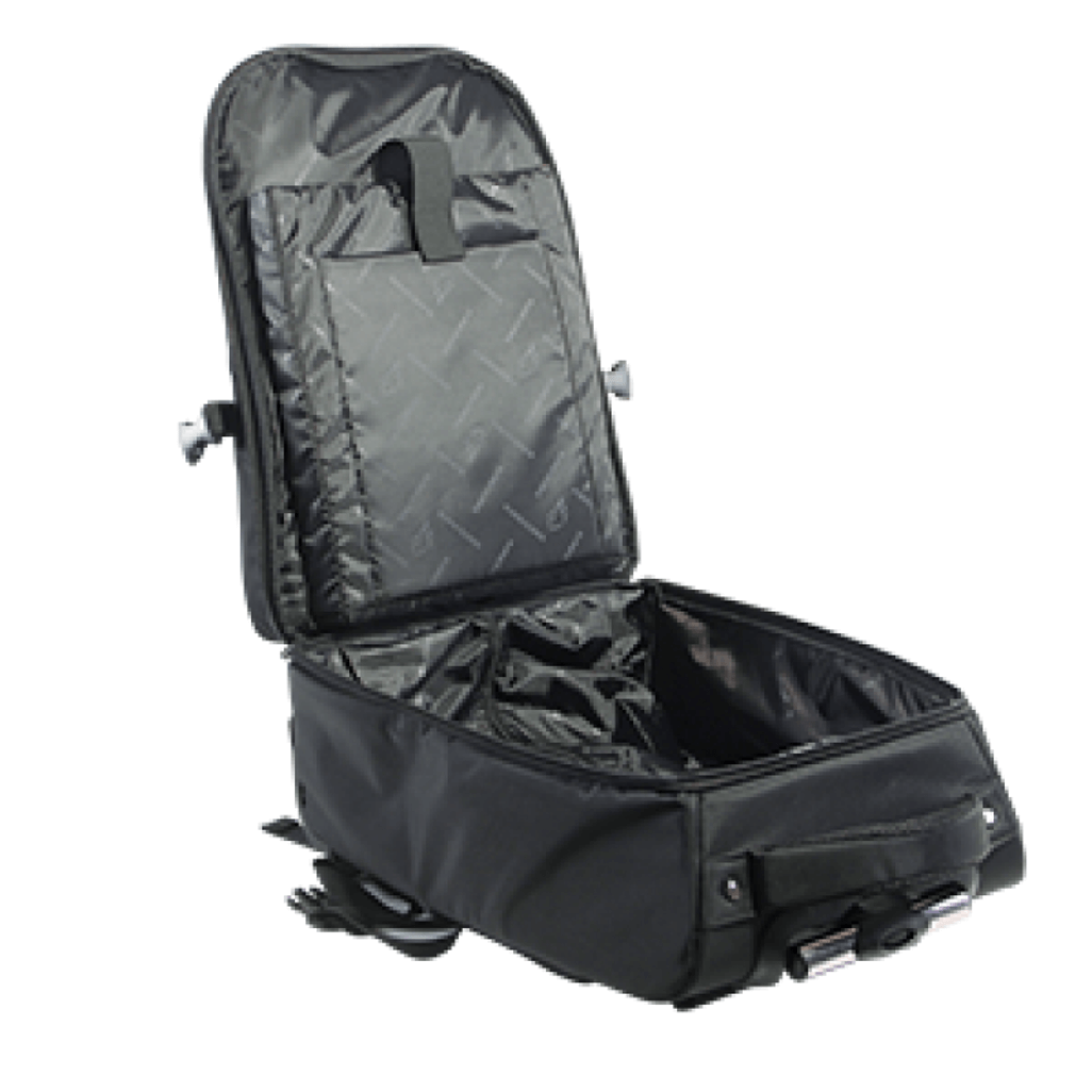 Kingsons Prime 15.6 inch Laptop Trolley Backpack Black
