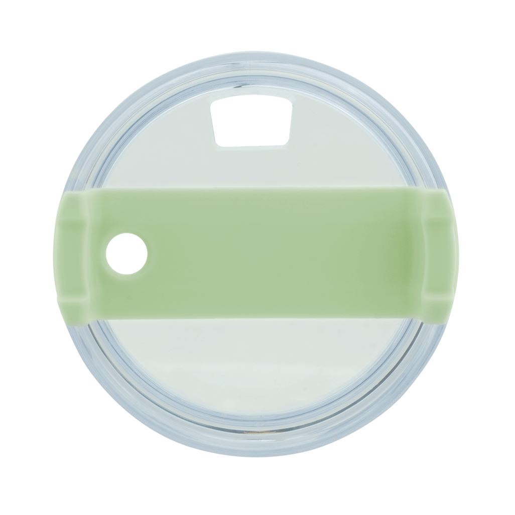 Clear lid for Boden Stark 1200ml Travel Mug in green, featuring a grip and a hole for easy access.