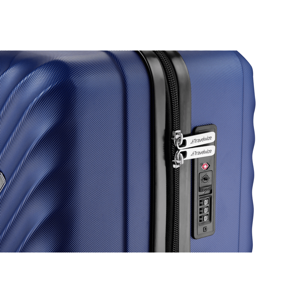 Travelwize Astra ABS 77cm 4-Wheels Spinner Luggage Navy