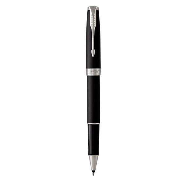 PARKER Sonnet Rollerball Pen - Matte Black Chrome Trim