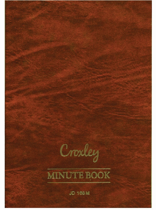 CROXLEY JD168 Account Book A4 Full Bound 288 Page Minute Pack of 2