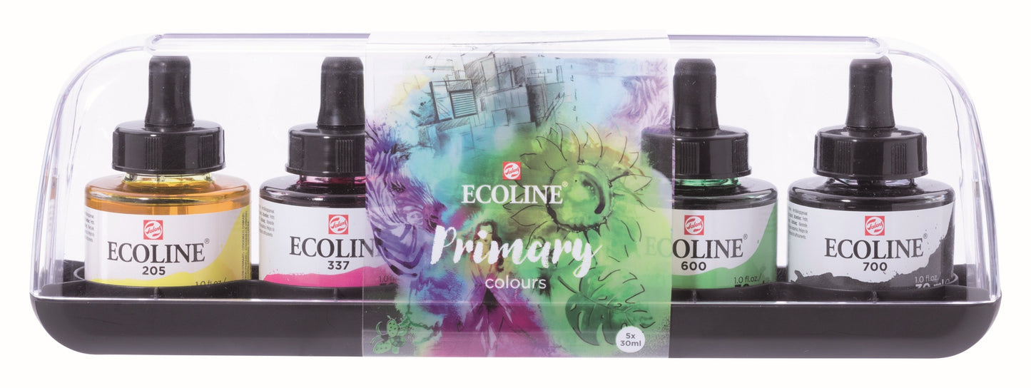 ROYAL TALENS ECOLINE Primary Set 5X30Ml Bottle With Pipette