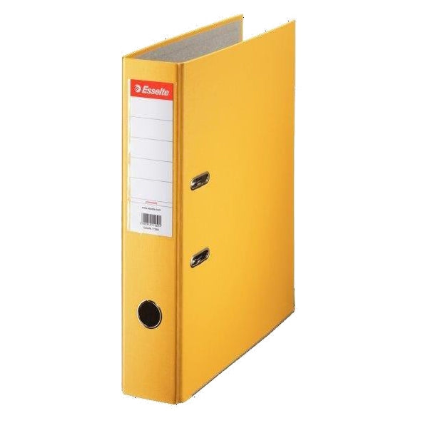 ESSELTE 81131 A4 Polypropylene Lever Arch Yellow Each