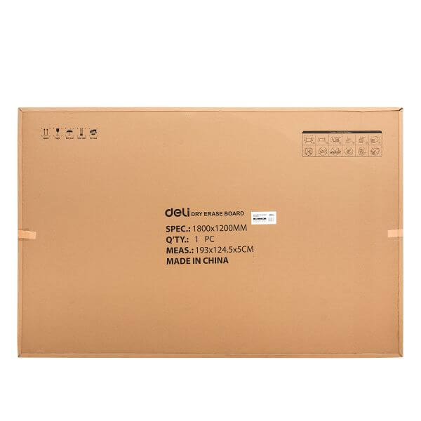 Magnet Whiteboard 1200x1800mm With Aluminum Frame ABS corner. Hangable