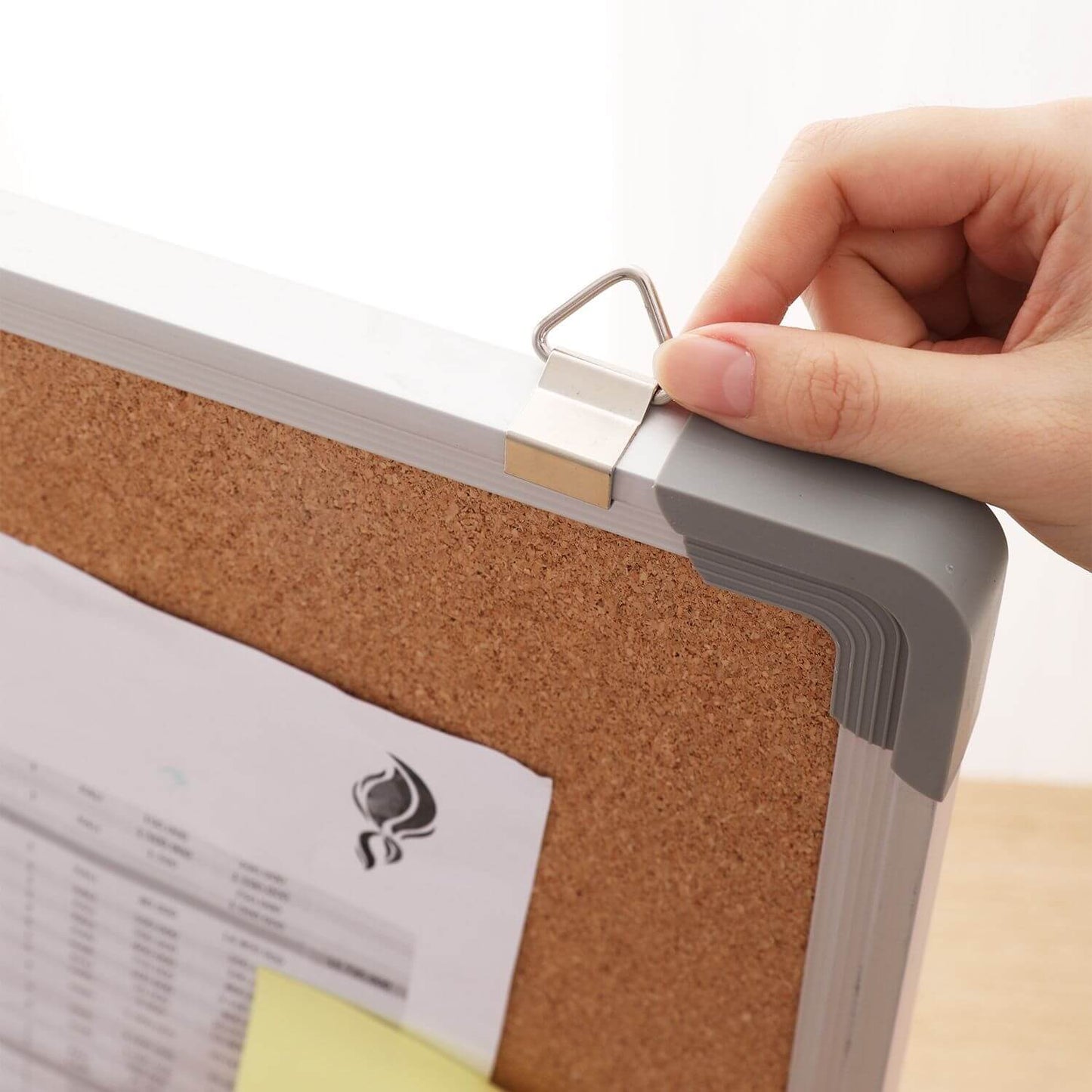 Bulletin Cork Board With Aluminum Frame 450×600mm