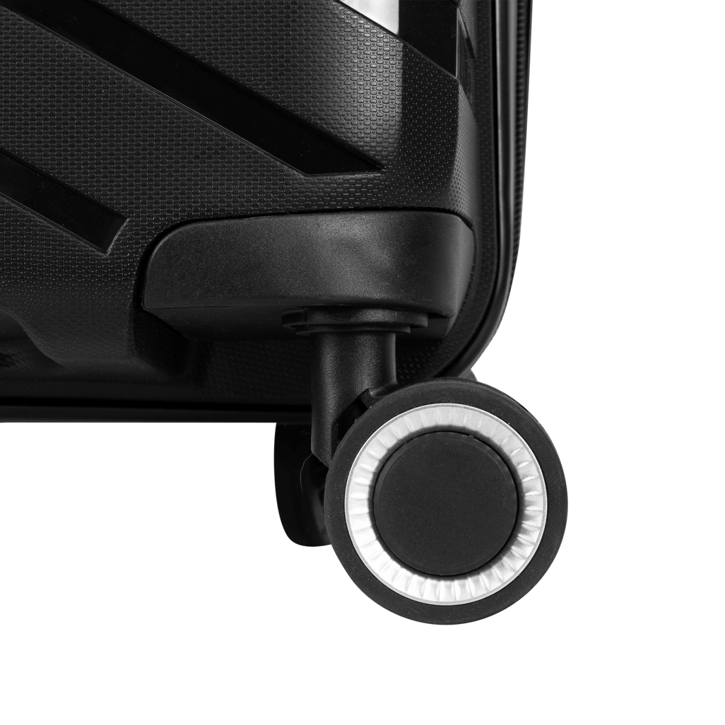 Travelwize Java PP 4-Wheel Spinner 55cm Luggage Black