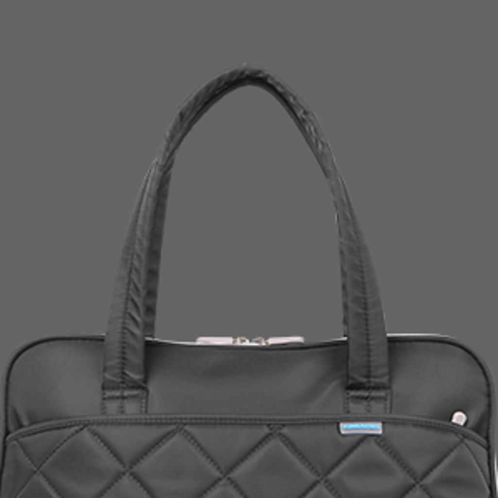 Kingsons 15.6 inch black shoulder laptop bag - Ladies in fashion