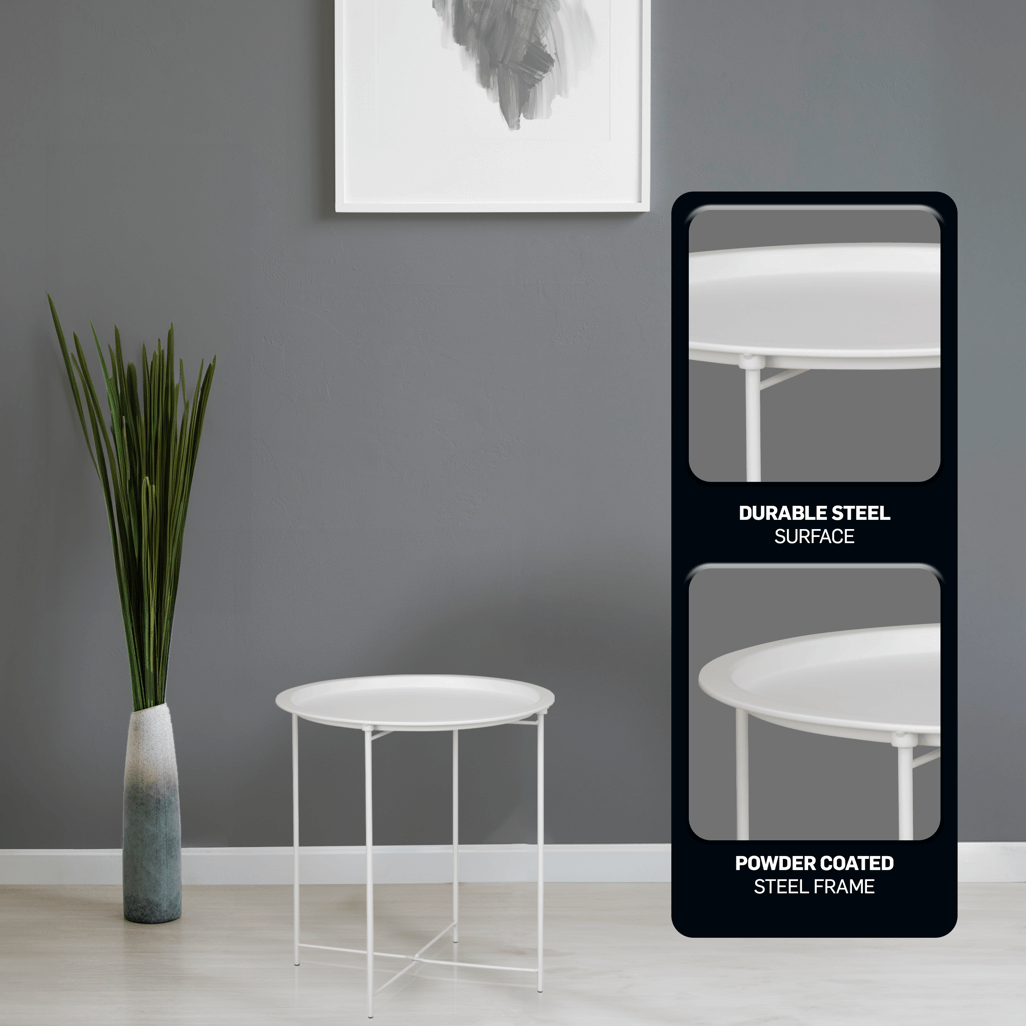 Everfurn Nala Side Table White