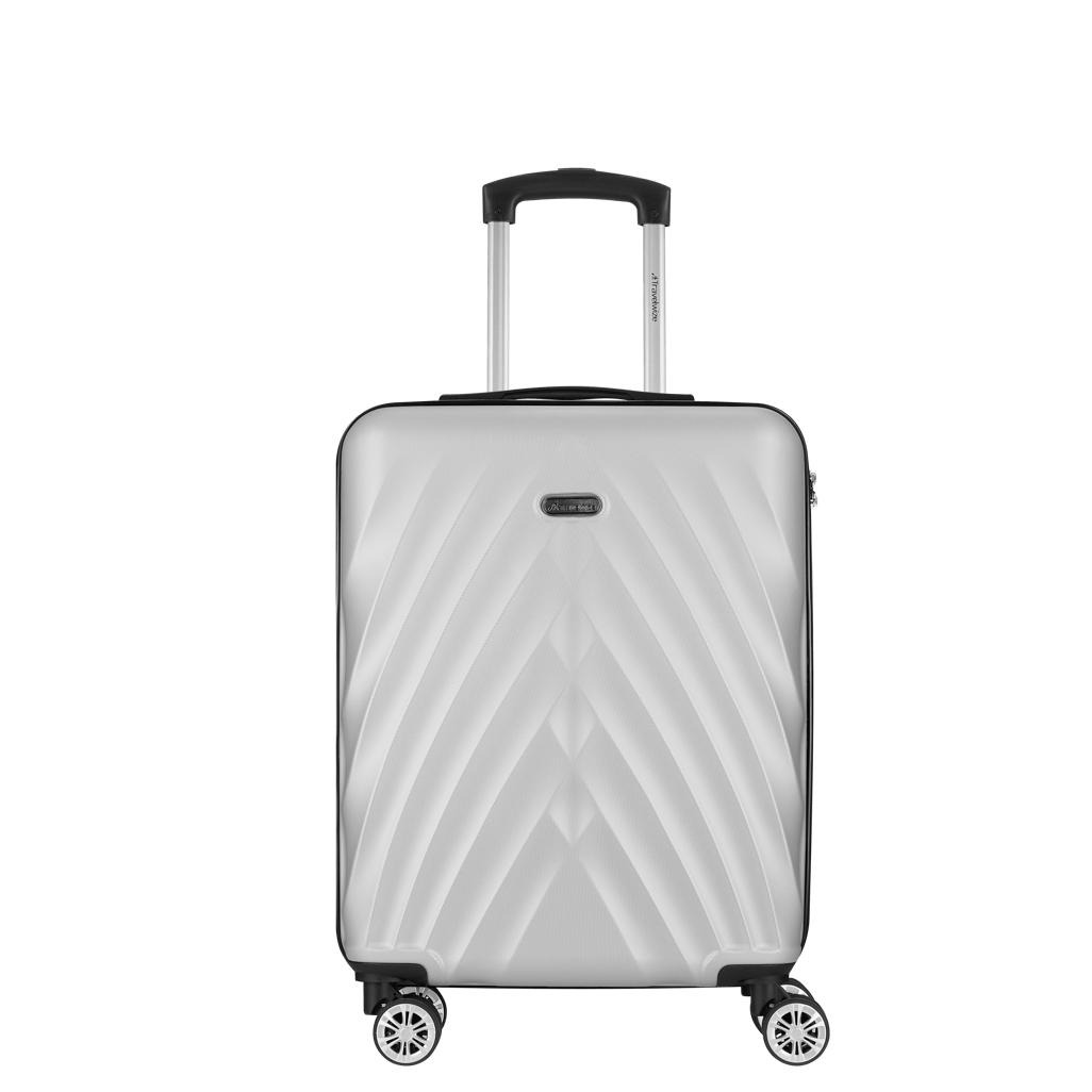 Travelwize Terra ABS 77cm 4-Wheels Spinner Luggage Silver