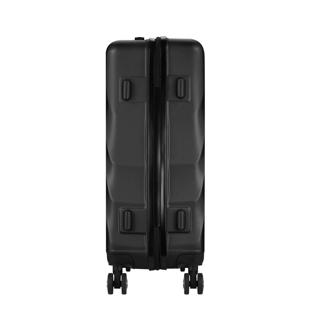 Travelwize Terra ABS 77cm 4-Wheels Spinner Luggage Black