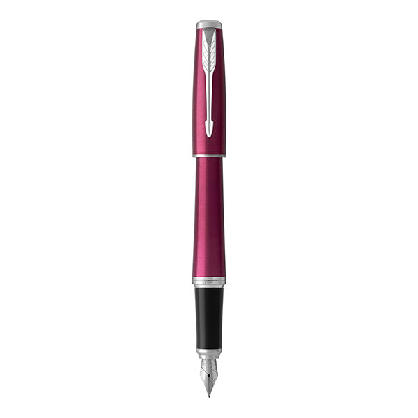 PARKER Urban Fountain Pen - Vibrant Magenta Chrome Trim