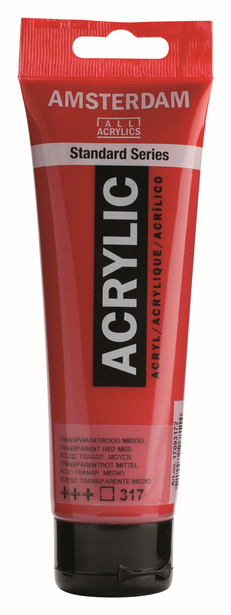 ROYAL TALENS AMSTERDAM Acrylic Colour - 120ml Tube (Transparent Red Medium)