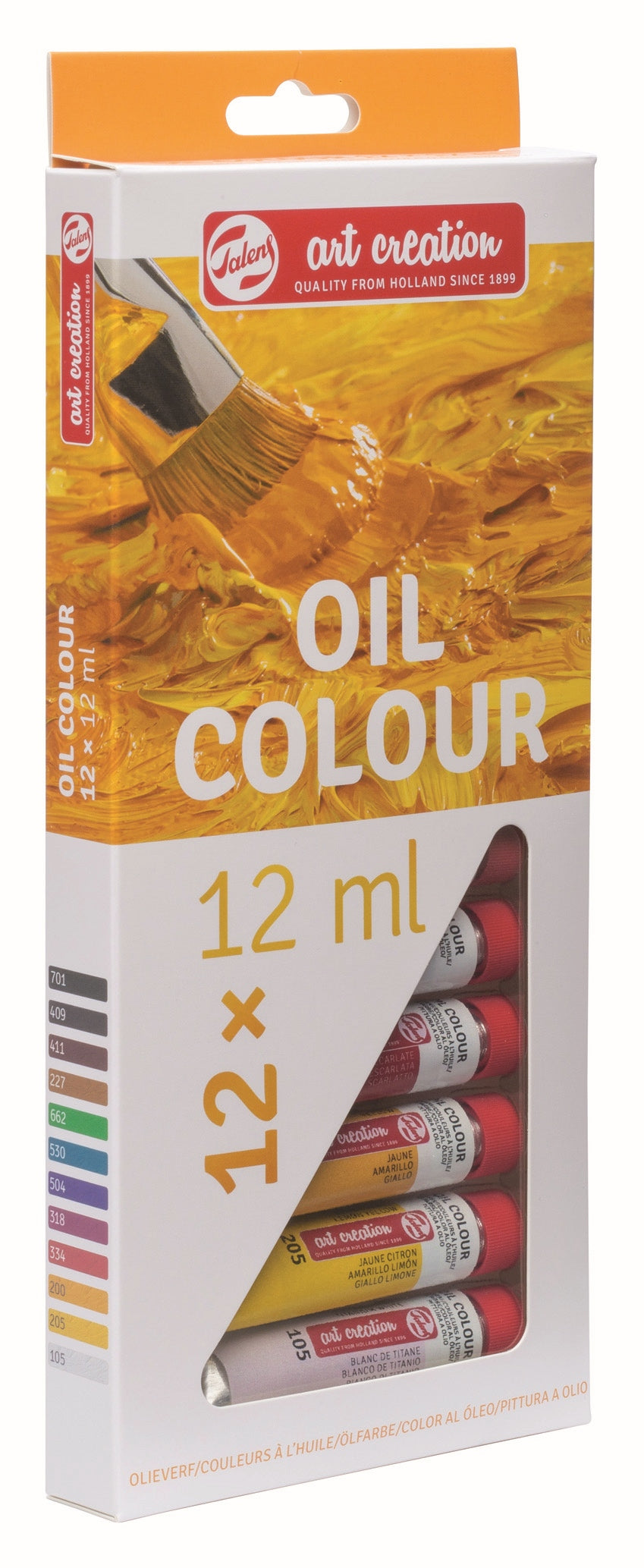 ROYAL TALENS ART CREATION Oil Colour Set 12X12Ml Set Hs