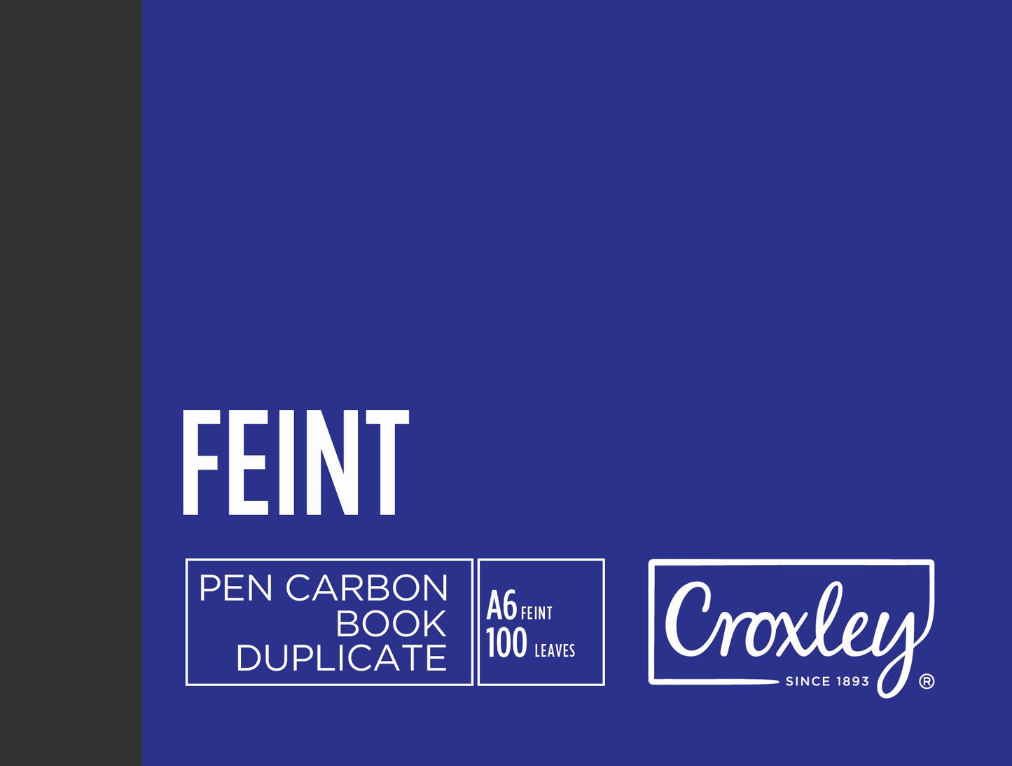 CROXLEY JD11 Pen Carbon Plain A6 Landscape 100 Page Pack of 10
