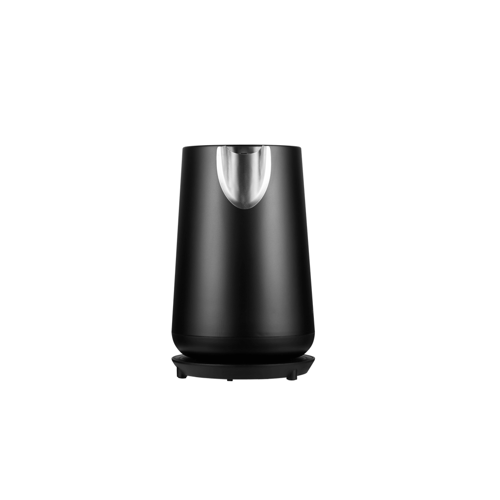 Boden Stark Anson Collection 1.7l stainless steel kettle in black, 2000w power, stylish kitchen appliance.