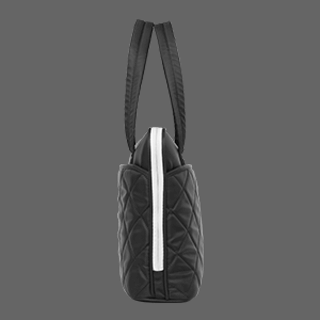 Kingsons 15.6 inch black shoulder laptop bag - Ladies in fashion