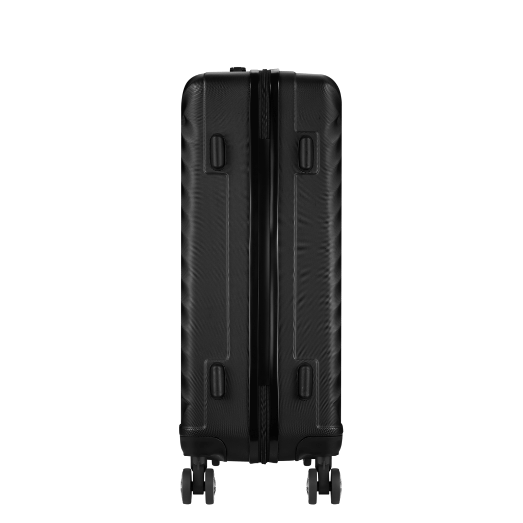 Travelwize Astra ABS 67cm 4-Wheels Spinner Luggage Black