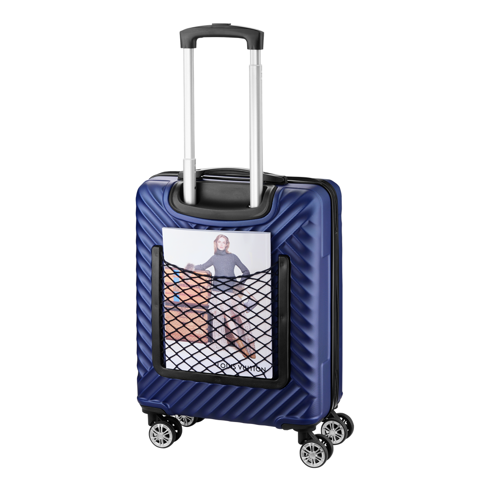 Travelwize Astra ABS 55cm 4-Wheels Spinner Luggage Navy