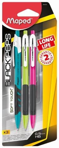 MAPED Clutch Pencil Long Life 0.5mm 3's