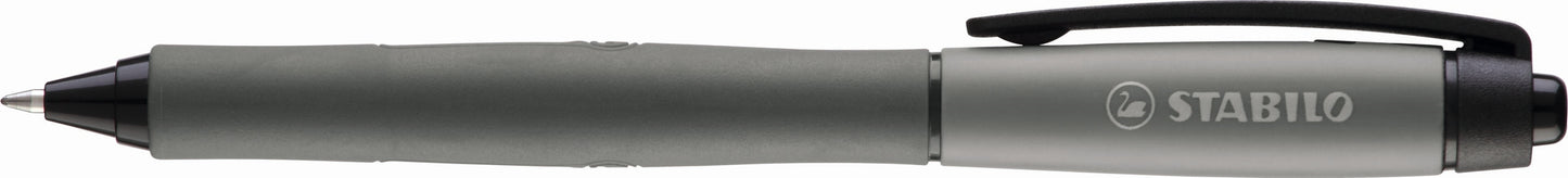 STABILO Palette Retractable Gel Pen Fine Black Each Black Ink