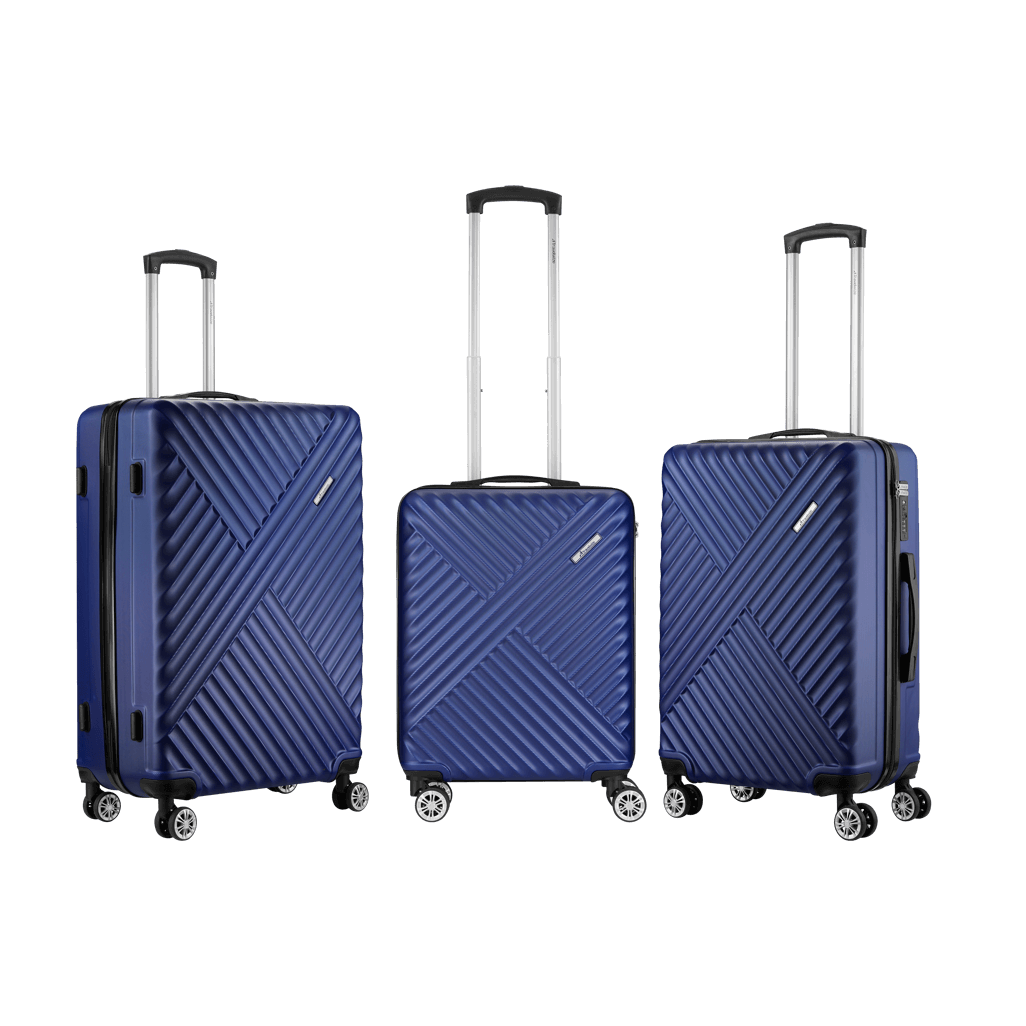 Travelwize Astra ABS 77cm 4-Wheels Spinner Luggage Navy