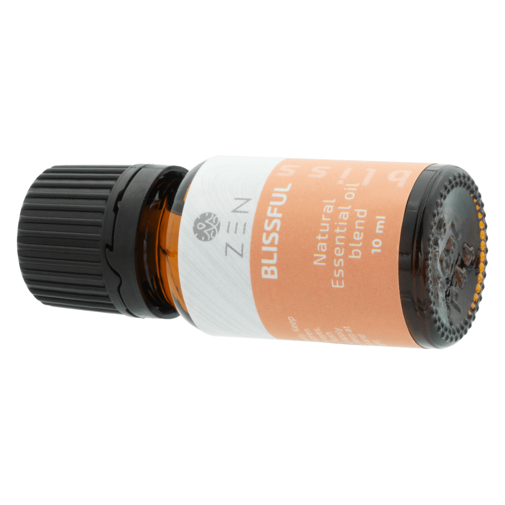 Zen Oil Blissful essential oil bottle for relaxation and stress relief, 10 ml.