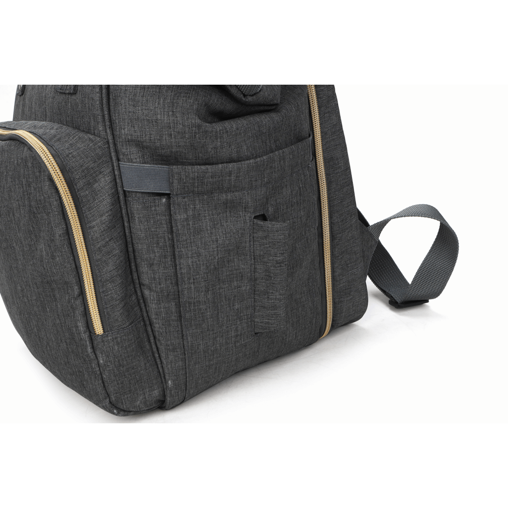 Totes Babe Alma Convertible Diaper Backpack Dark Grey