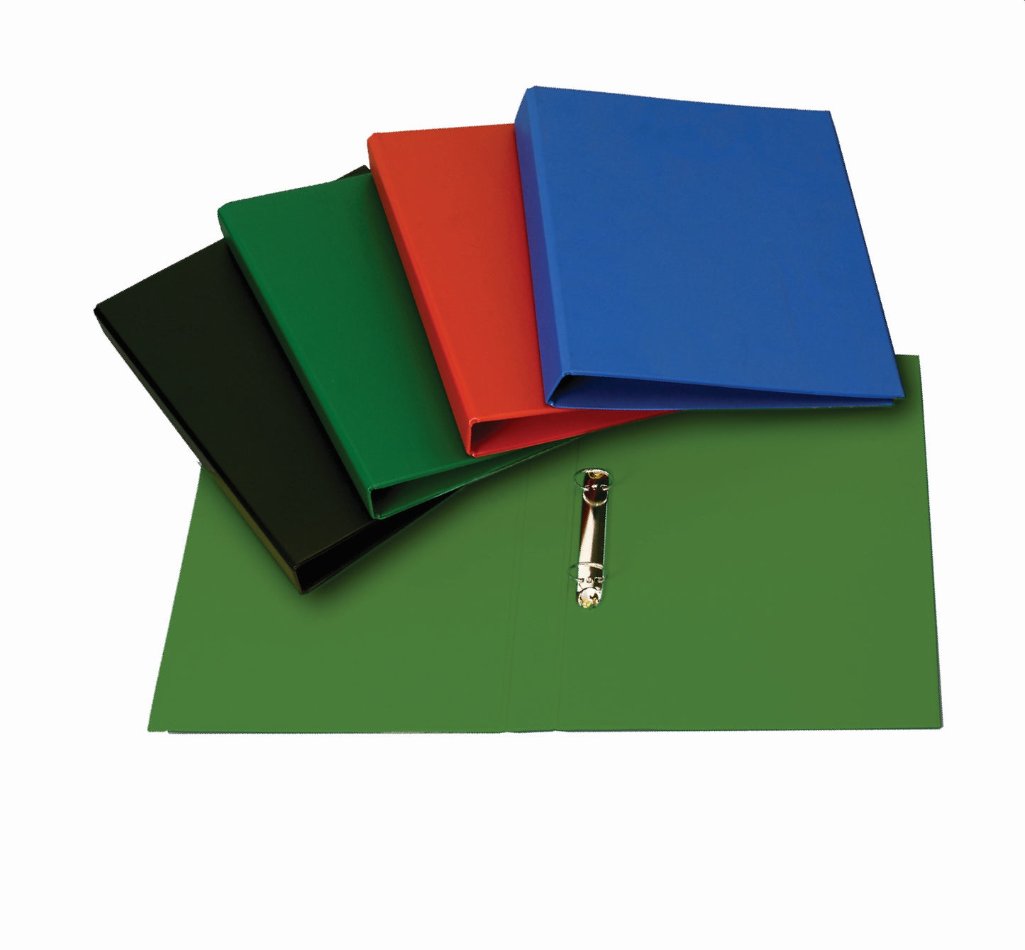 CROXLEY JD1220 A4 Polypropylene 25mm 2 Round Ring Binder Green