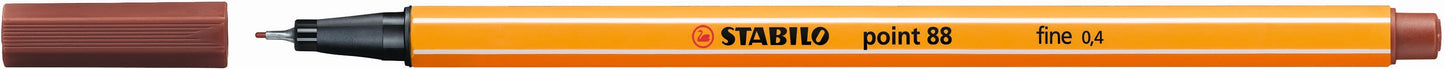 STABILO Point 88 Fineliner Sienna Each