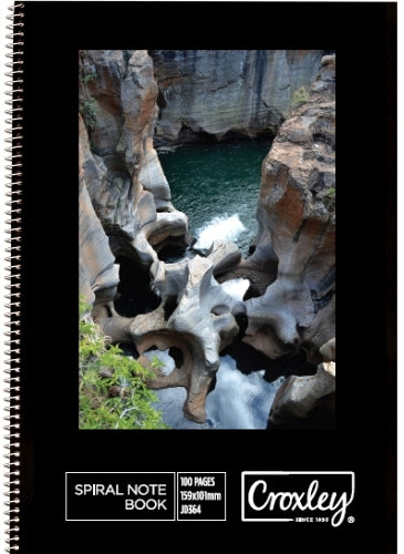 CROXLEY JD364 159x101mm 100 Page S.A. Nature Side Bound Wire Bound Pack of 10
