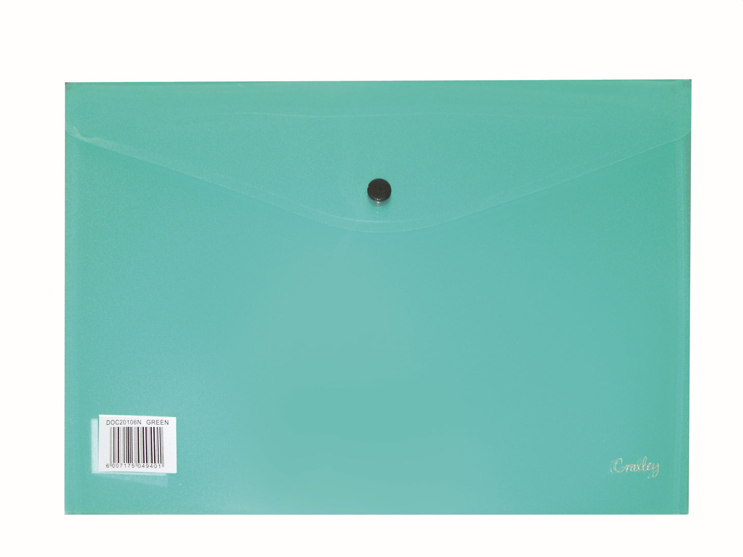 CROXLEY Envelope with Button - A4 (Green) (Pack of 12)