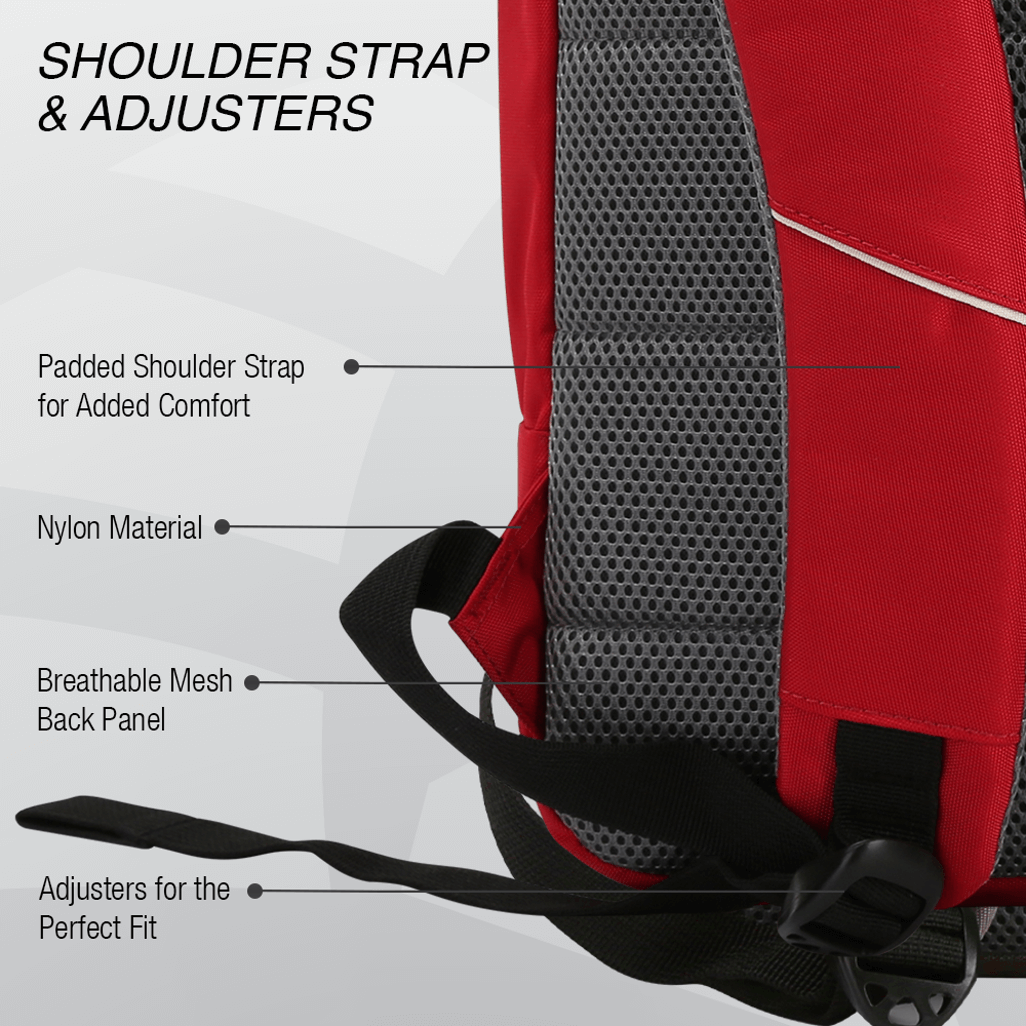 Kingsons Arrow Series Laptop Backpack Red