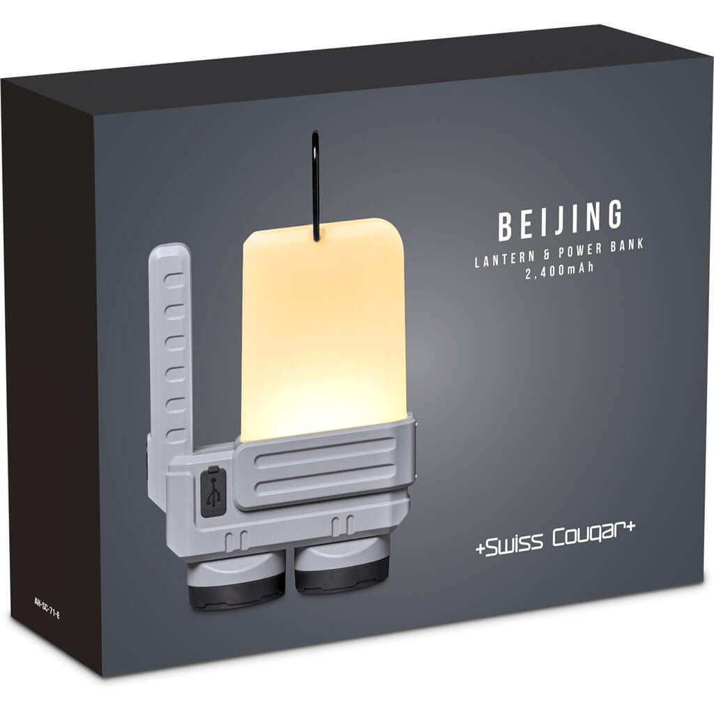 AH-SC-71-B Swiss Cougar Beijing Lantern & Power Bank - 2,400mAh
