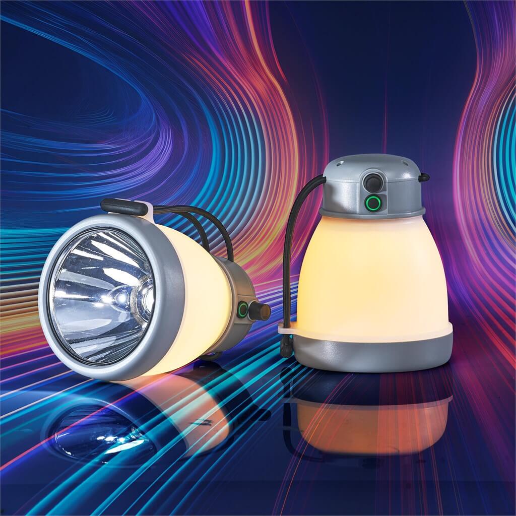 AH-SC-72-B Swiss Cougar Manila Lantern & Power Bank - 3,600mAh