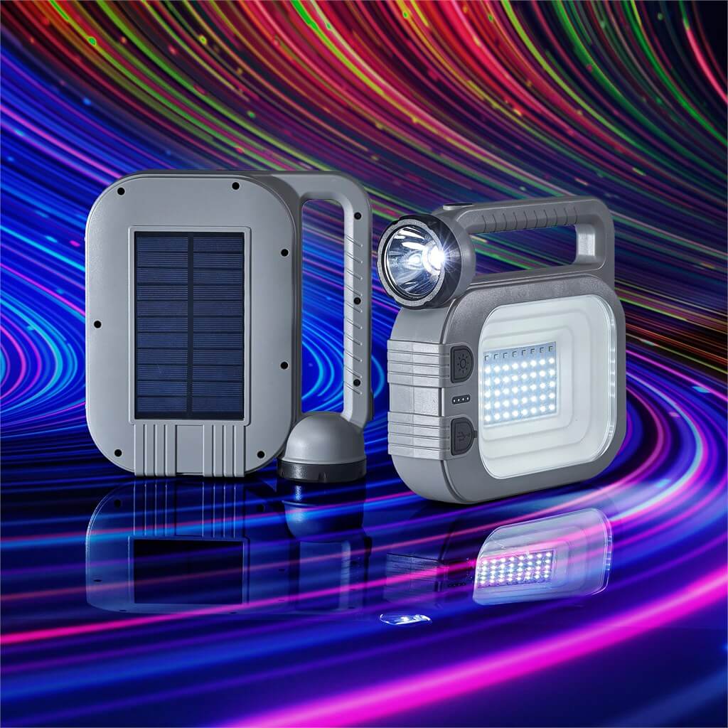 AH-SC-73-B Swiss Cougar Hanoi Solar Lantern & Power Bank - 2.400mAh
