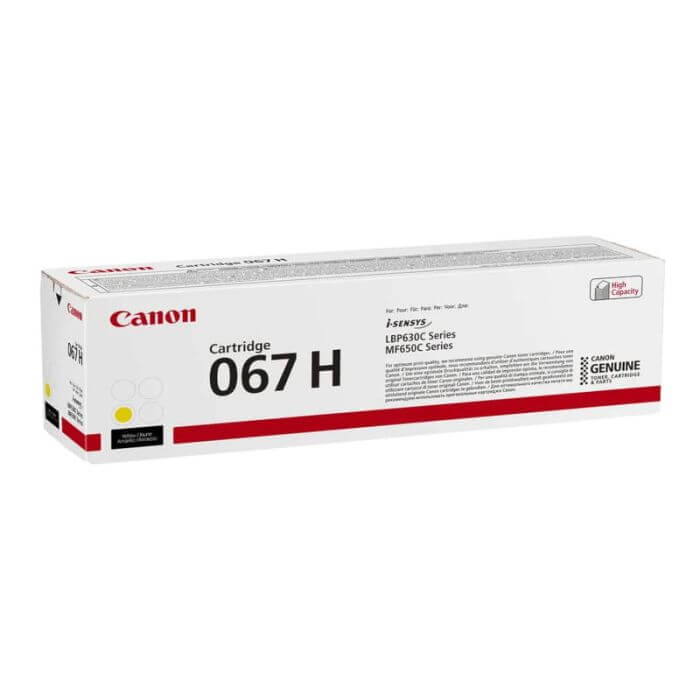 CANON CRG 067 H/YIELD TONER YELLOW