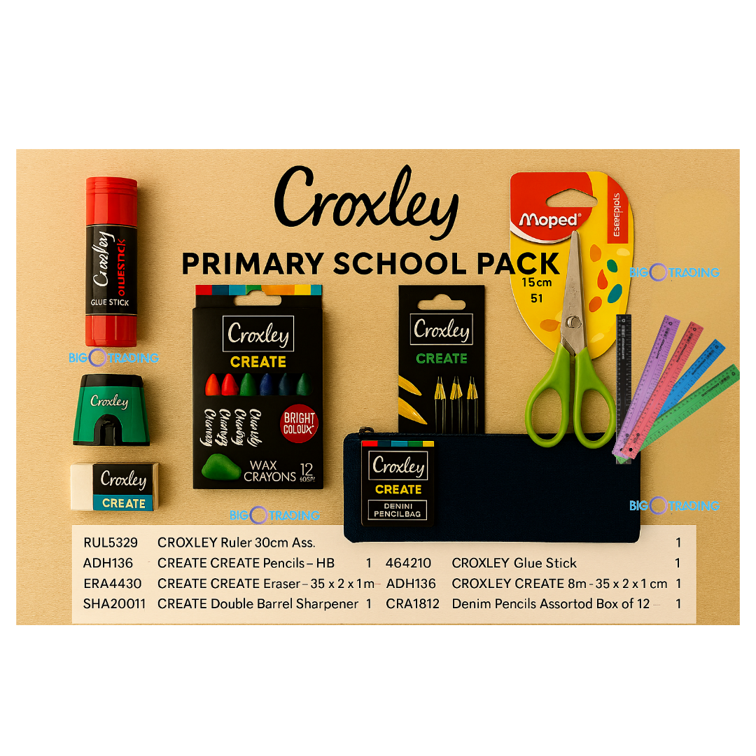 Croxley Primary School Stationery Set -10 Piece School Set