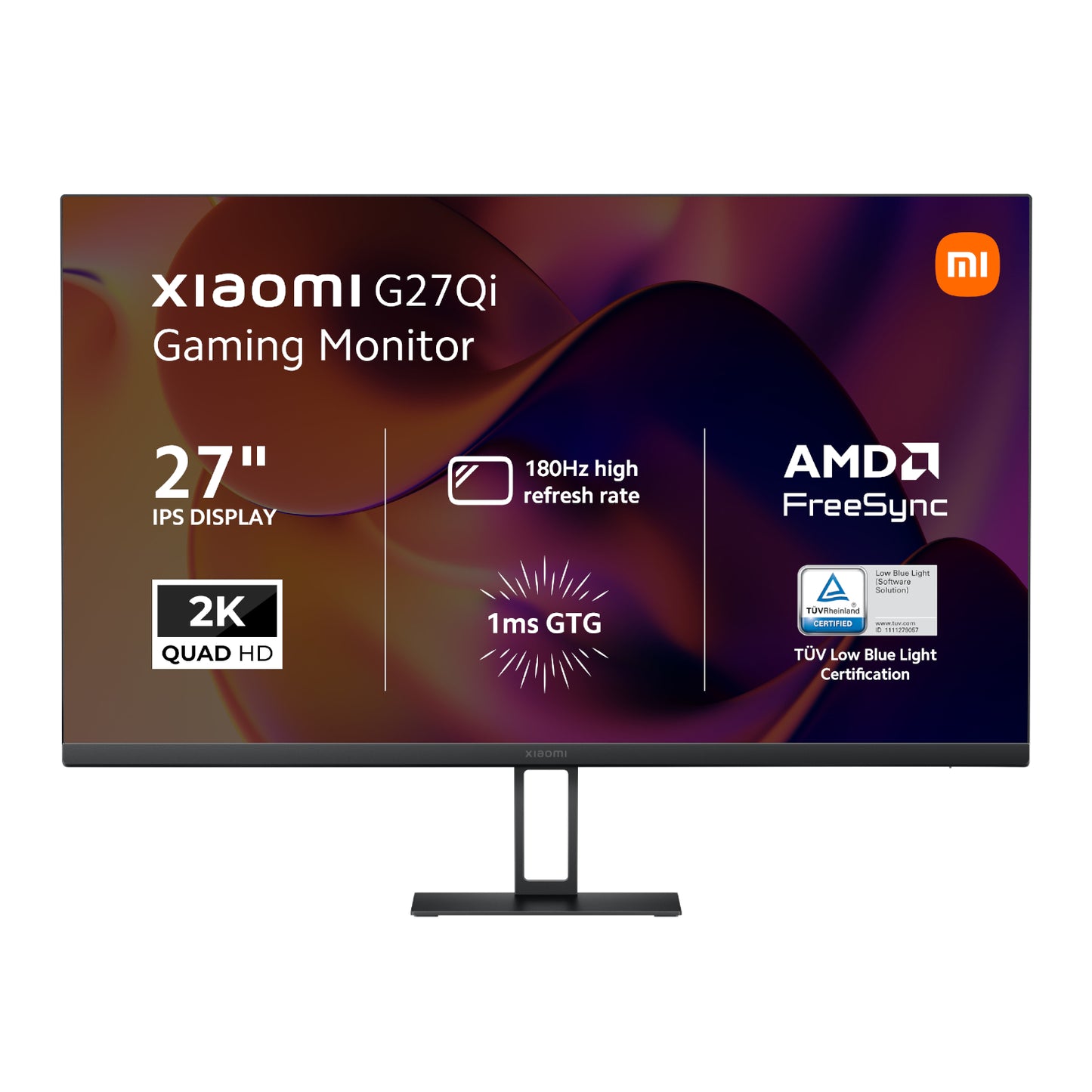Xiaomi G27Qi 27″ 2K 1440p IPS Gaming Monitor (180Hz, 1ms) - Unboxed