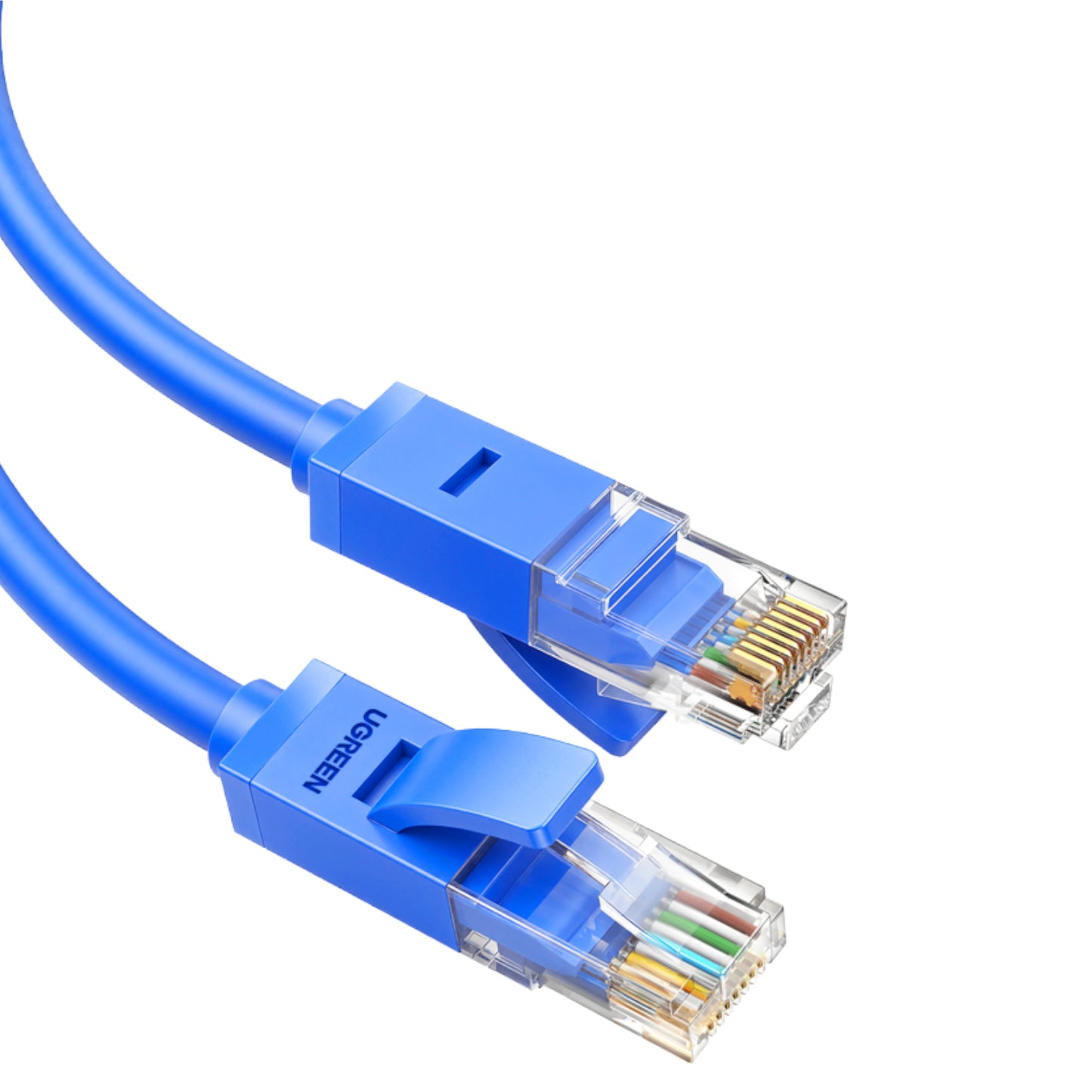 UGREEN RJ45 CAT6 0.5m LAN Network Cable – (1Gbps, 250MHz) – Blue