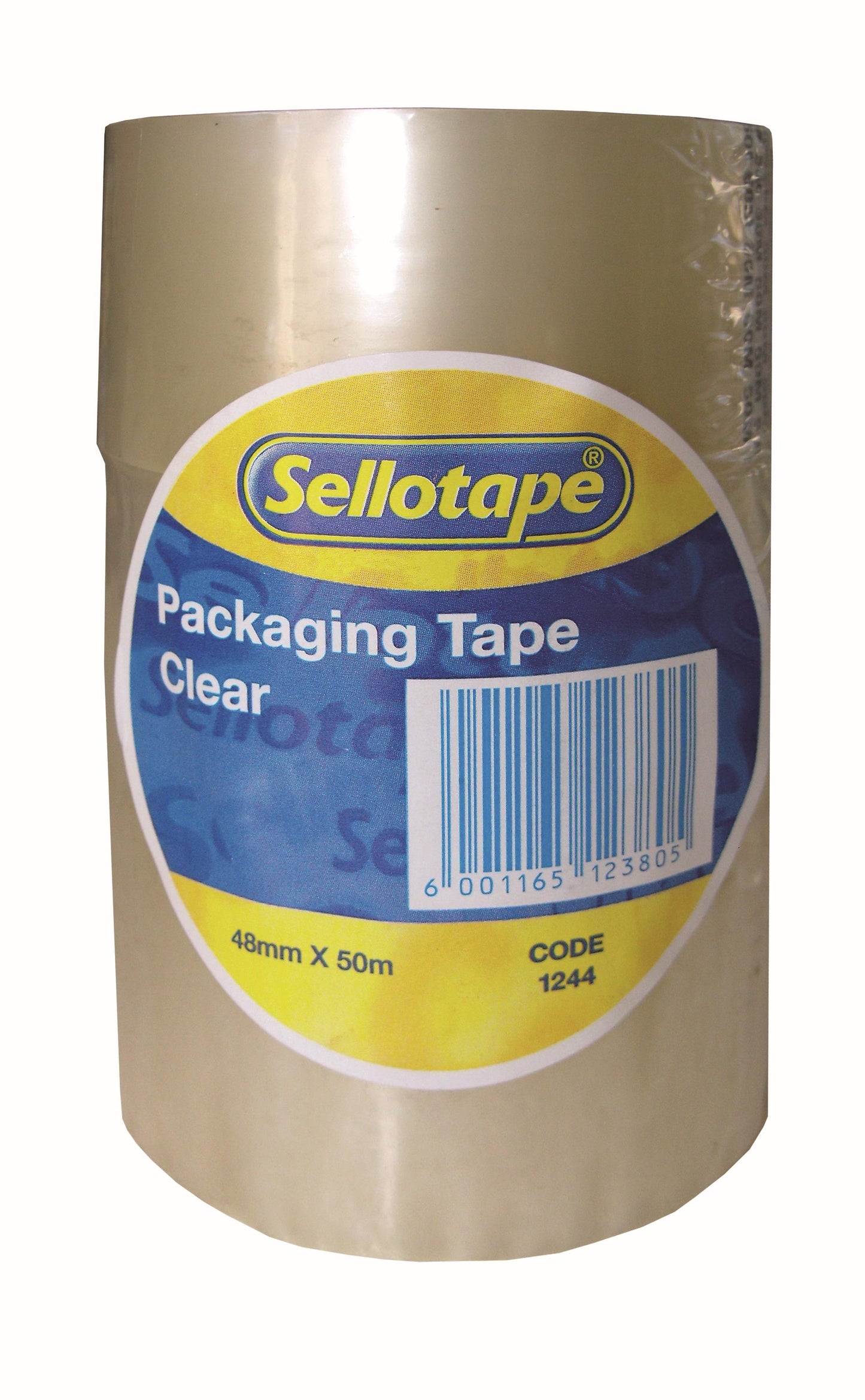 PTC1244 SELLOTAPE Packaging Clear 48mm x 50m Pack of 3